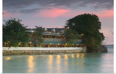 Barbados, St. Lawrence Gap, Waterfront Restaurant, Picses Resort