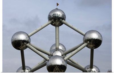 Belgium, Brussels, Atomium, Futuristic building