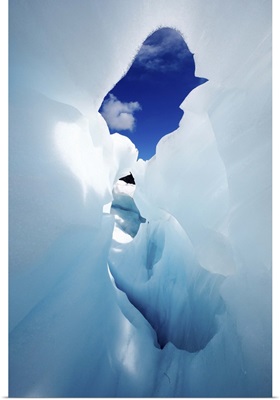 Blue Ice Cave, Franz Josef Glacier, West Coast, South Island, New Zealand