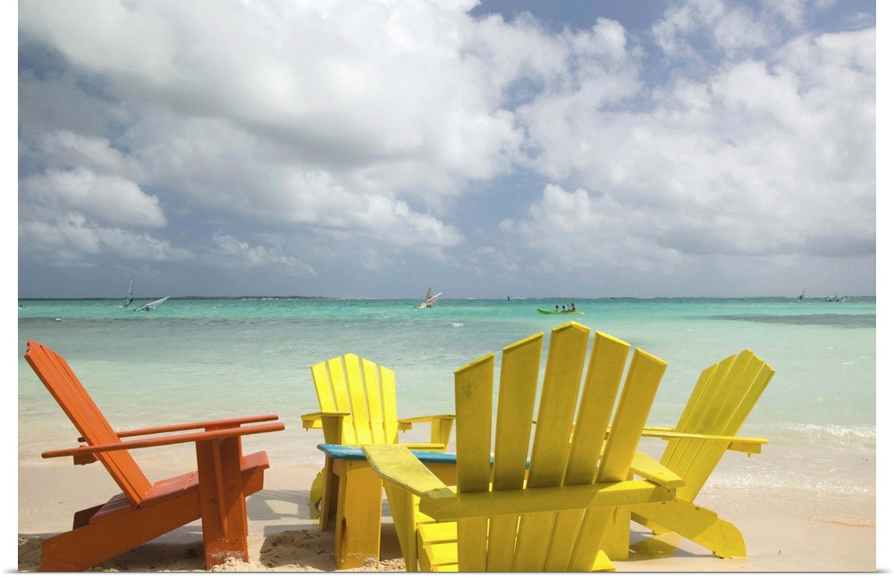 ABC Islands - BONAIRE - Sorobon Beach: Beach Chairs