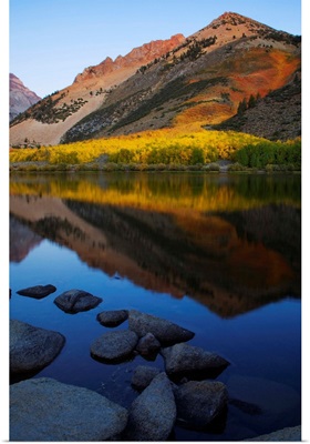 California, Sierra Nevada Mountains, autumn color at North Lake