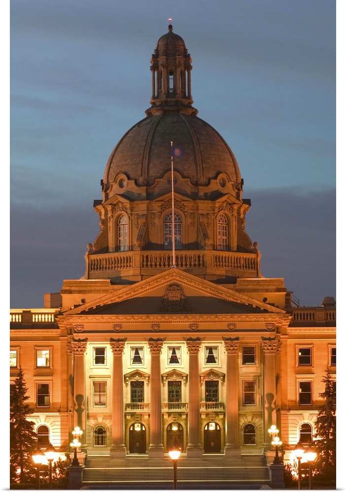 Canada, Alberta, Edmonton, Alberta Provincial Legislature Dawn