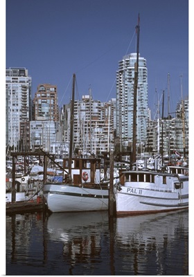 Canada, British Columbia, Vancouver, Fisherman's Wharf and marina