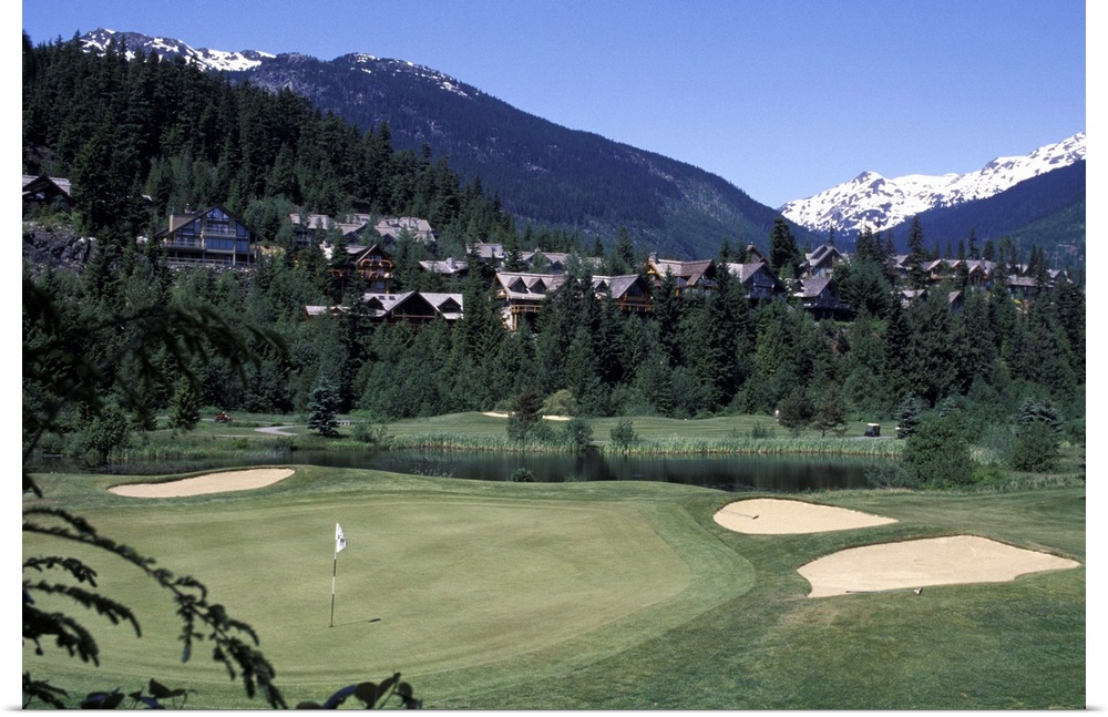 North America, Canada, British Columbia, Whistler. Arnold Palmer Golf Course