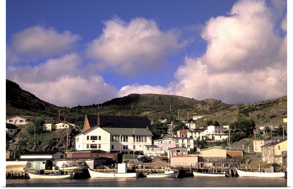 NA, Canada, Newfoundland, Petty Harbour.Boats