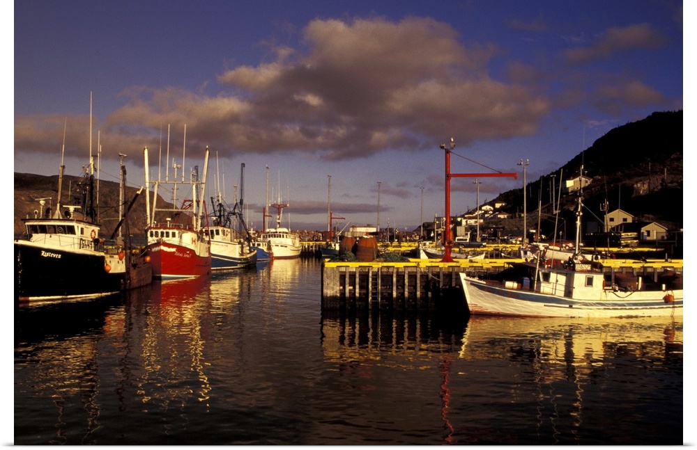 NA, Canada, Newfoundland, St. John's.Boats in St. John's Harbor