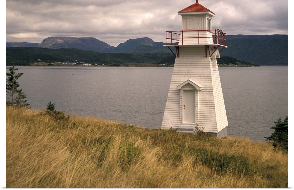 NA, Canada, Newfoundland, Woody Point.Woody Point Light