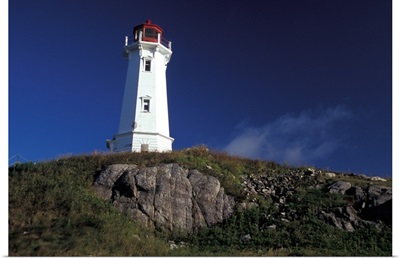 Canada, Nova Scotia, Cape Breton, Louisbourg lighthouse