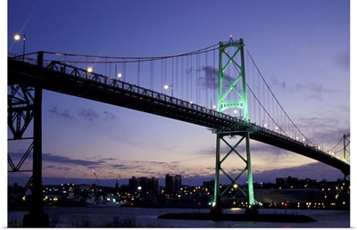 Canada, Nova Scotia, Halifax. MacDonald Bridge