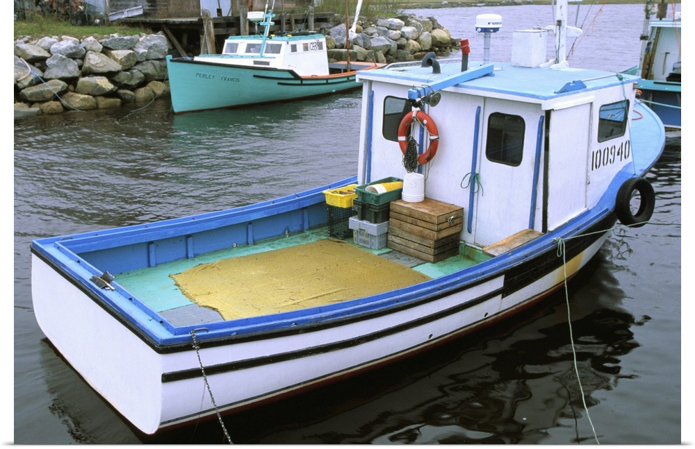 N.A. Canada, Nova Scotia.  Lobster boats.
