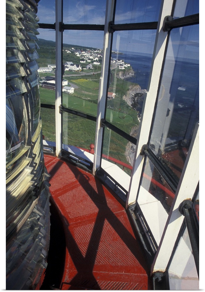 North America, Canada, Quebec, Gaspe Peninsula (Gaspesie).Interior, Cap-de-Rosiers Lighthouse