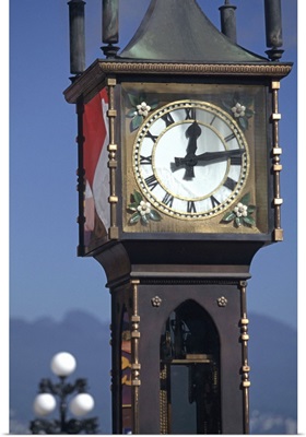 Canada, Vancouver Gastown Historic District Steam powered clock