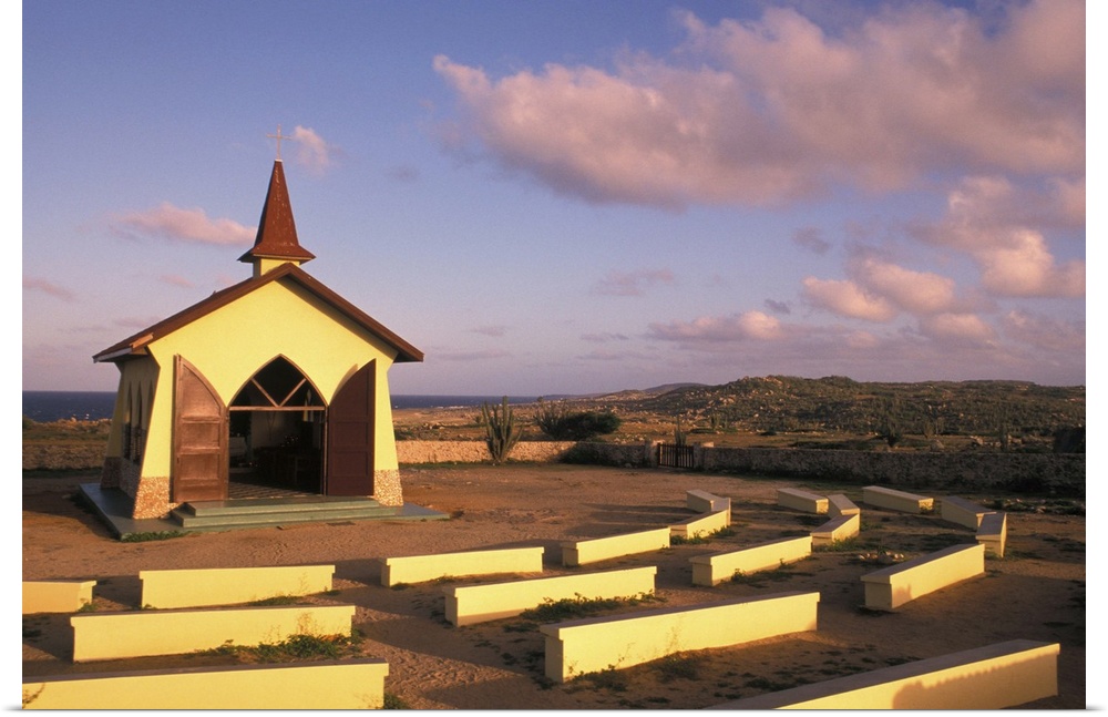Aruba. Dutch Caribbean. Alto Vista chapel.