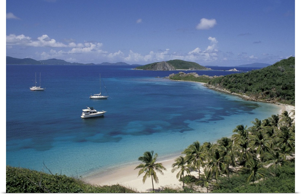 Caribbean, British Virgin Islands.View of Peter Island