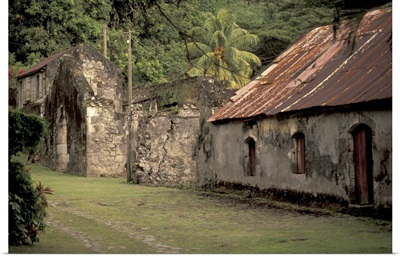 Caribbean, French West Indies, Martinique; Anse Ceron Habitation Ceron sugar plantation