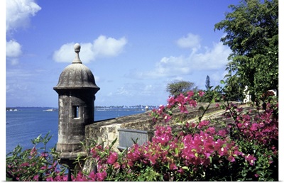 Caribbean, Puerto Rico, Old San Juan. Old city walls