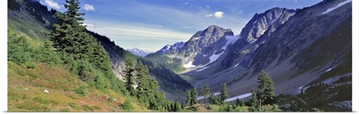 Cascade Pass is the reward after a long hike into the North Cascades, Washington