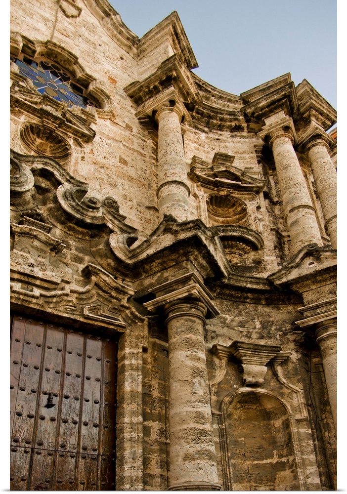 Catedral de San Cristobal de La Habana, Cathedral of Saint Christopher of Havana, grandest cathedral in Havana, Cuba.