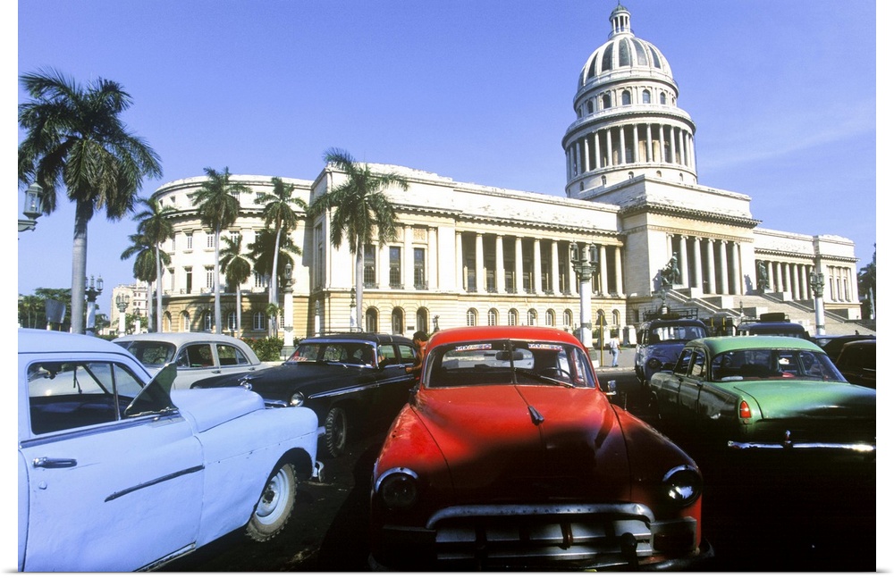 Capitolio building modeled after the U.S. Capitol building in Washingtion DC was built in 1929, La Havana, Cuba. Today it ...
