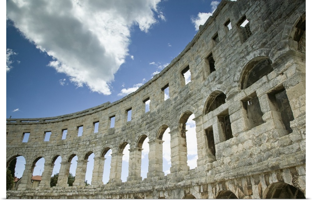 CROATIA, Istria, PULA. Roman Amphitheater (b.1st century)