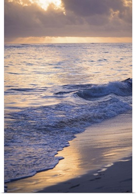 Dominican Republic, Punta Cana, Bavaro Beach, Atlantic Ocean at sunrise