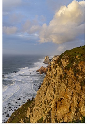 Dramatic Seaside Cliffs At Cabo Do Roca In Colares, Portugal