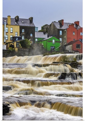 Ennistymon Falls On The Cullenagh River In Ennistymon, Ireland
