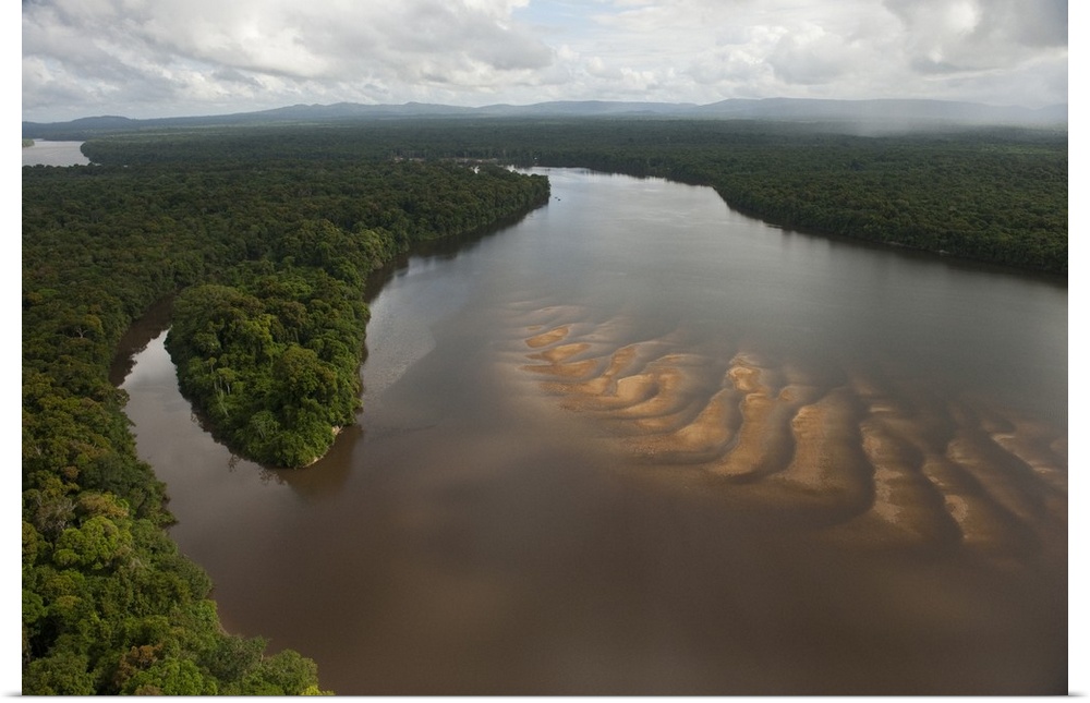 Essequibo River, longest river in Guyana, and the largest river between the Orinoco and Amazon. Rising in the Acarai Mount...