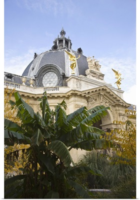 France, Paris, Petit Palais Museum, Courtyard Detail