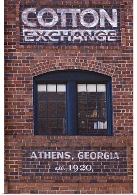 Georgia, Athens, sign for the Cotton Exchange, c. 1920