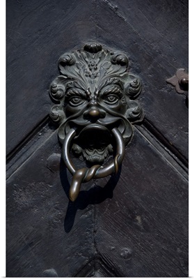 Germany, Bamberg, Old black door