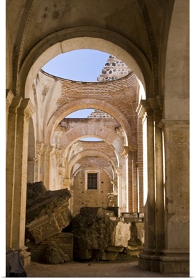 Guatemala, Antigua, The Ruins of the Cathedral de Antigua