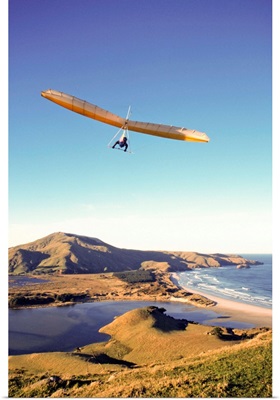 Hang Gliding, Otago Peninsula, Dunedin, New Zealand