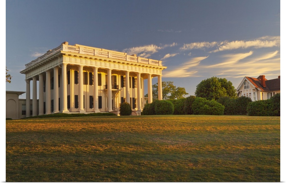 Historic Woodruff House, Coleman Hill at sunrise, Macon, Georgia.