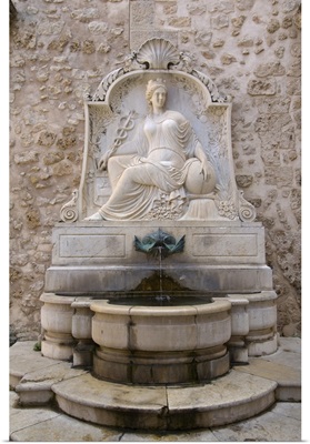 Hotel De Ville Fountain, Grasse, Provence, France