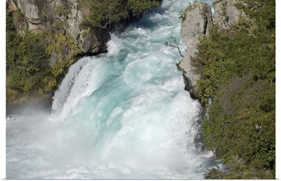 Huka Falls and Waikato River, near Taupo, North Island, New Zealand