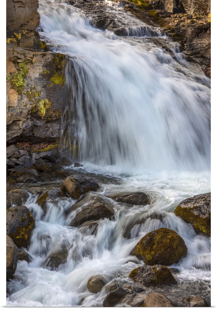 Iceland contains an abundance of beautiful waterfalls.