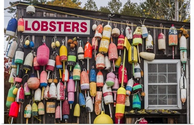 Maine, Mt. Desert Island, Eden, Lobster Shack Seafood Restaurant In Autumn