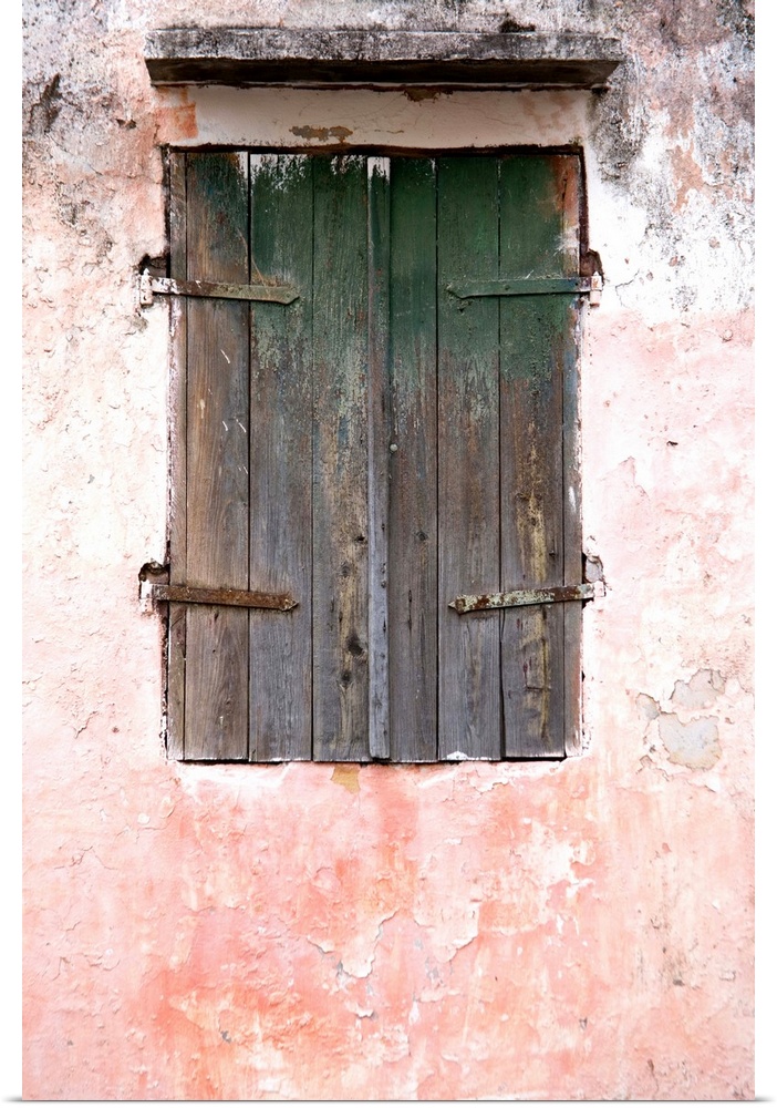 MARTINIQUE. French Antilles. West Indies. Exterior of building in St. Pierre.