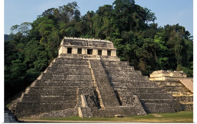 Mexico, Chiapas province, Palenque, Temple of the Inscriptions