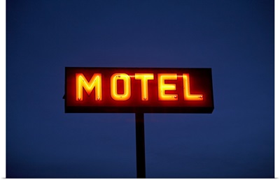 Motel Sign, Fort MacLeod, Alberta, Canada