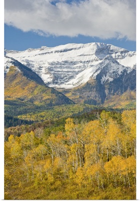 Mount Timpanogas snow capped, Wasatch Mountains, near Provo, Utah