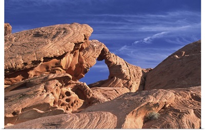 Nevada, Valley of Fire State Park. Arch Rock