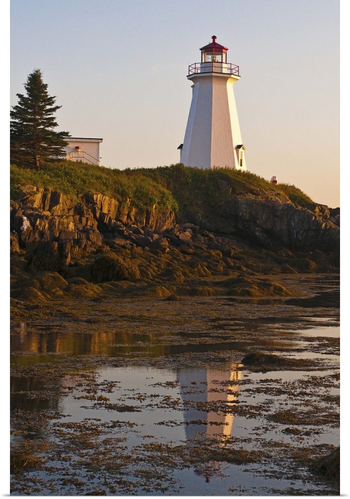 New Brunswick, Canada. Letite Passage Lighthouse (Green's Point Lightstation).