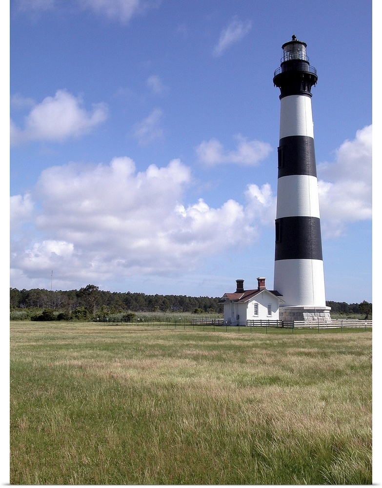 North Carolina, Bodie Island.Bodie Island Lighthouse and Keepers' Quarters