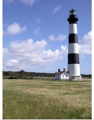 North Carolina, Bodie Island. Bodie Island Lighthouse and Keepers' Quarters