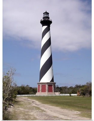 North Carolina, Hatteras Island, Buxton. Cape Hatteras Lighthouse
