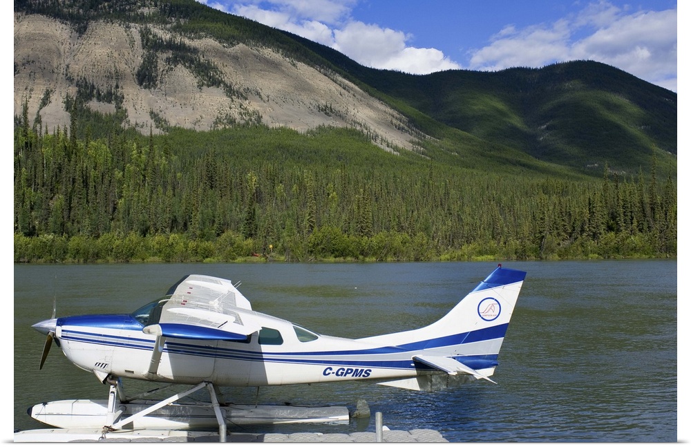 Northwest Territories, Canada. Float plane in Nahanni National Park Reserve.