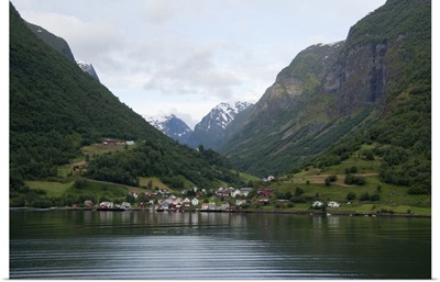 Norway, Sogne Fjord (aka Sognefjord), the longest fjord in the world