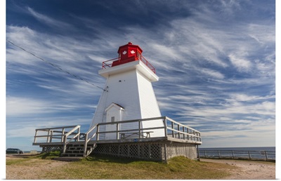Nova Scotia, Cabot Trail, Cape Breton Highlands National Park, Neils Harbour Lighthouse